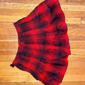 Urban Outfitters Plaid Pleated Skirt